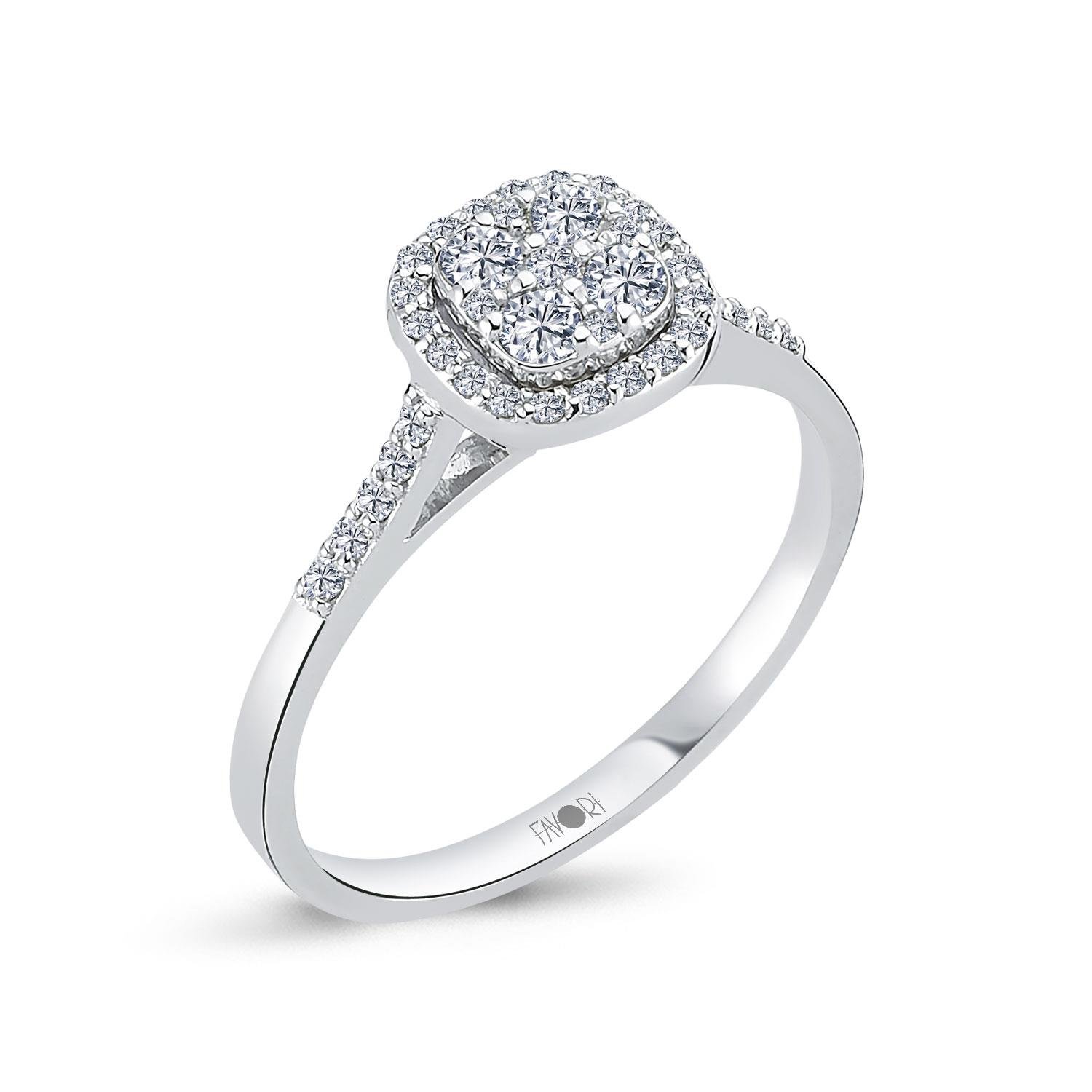 PIRLANTA FANTAZİ YÜZÜK 0.35 CT