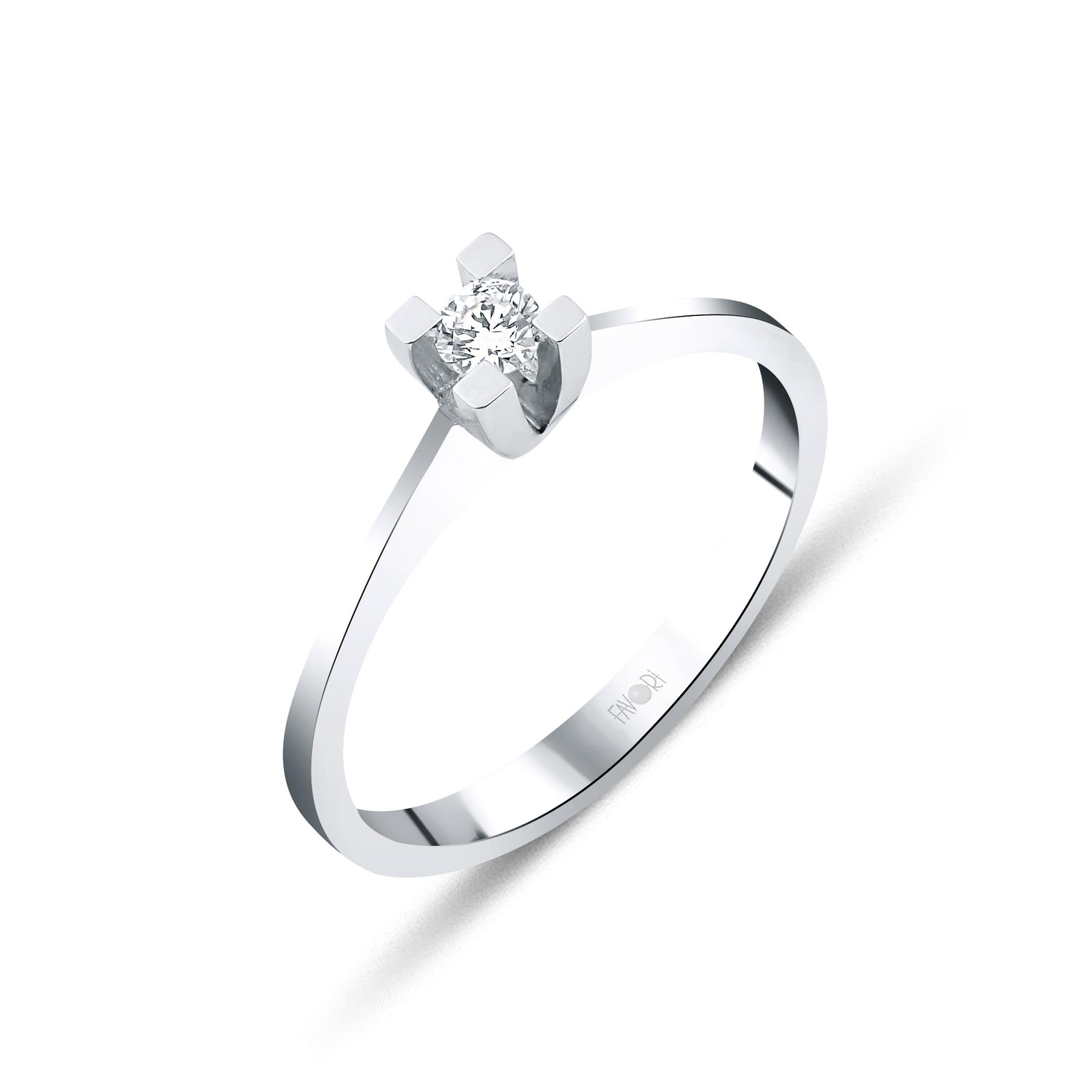 PIRLANTA TEKTAŞ YÜZÜK 0.15 CT