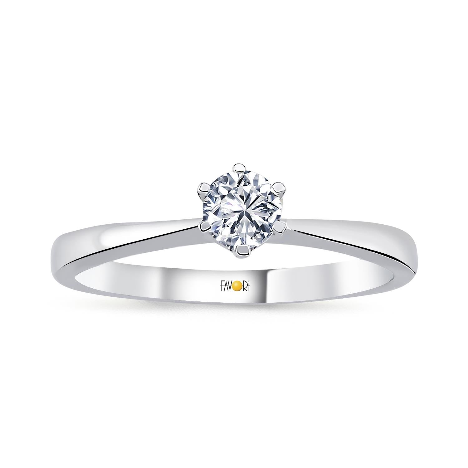 PIRLANTA TEKTAŞ YÜZÜK 0.15 CT