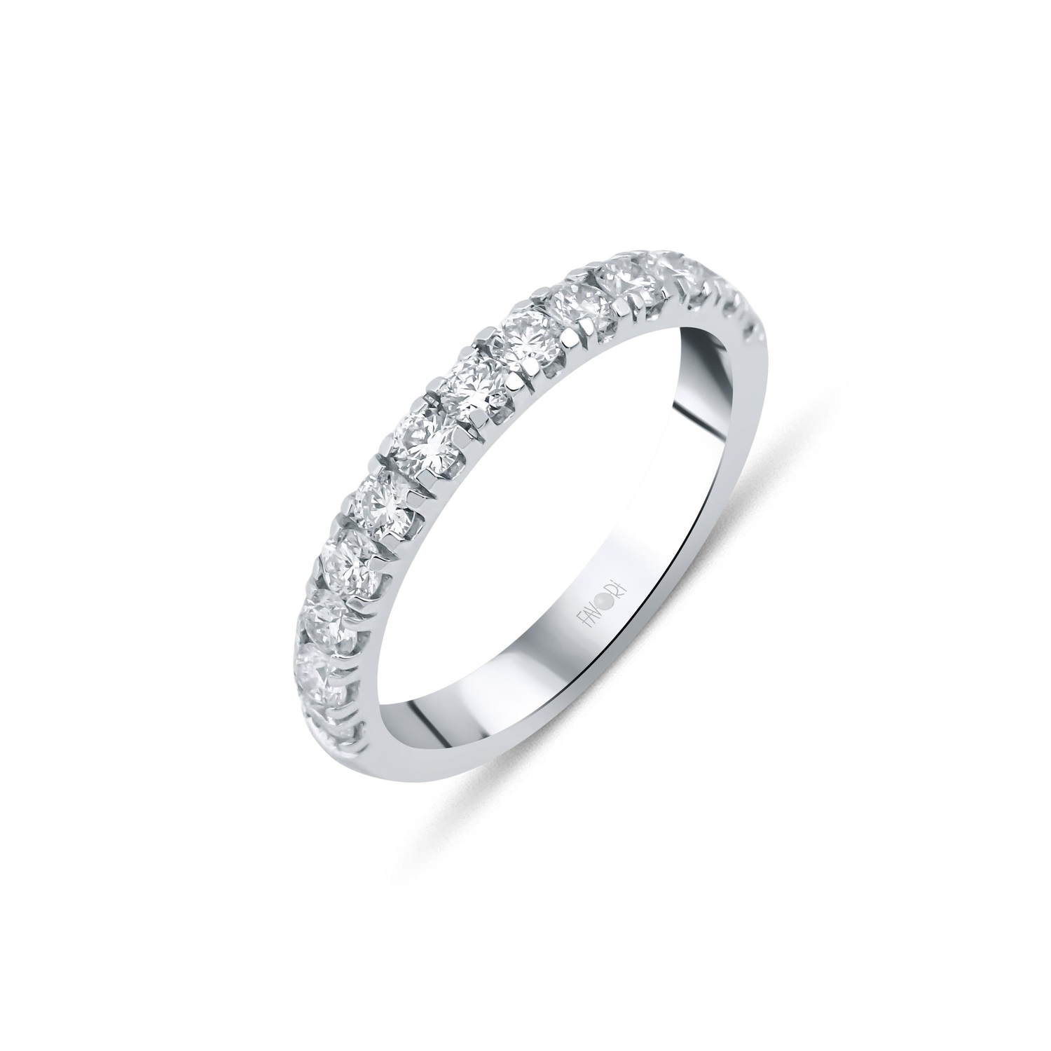 PIRLANTA YARIMTUR YÜZÜK 0.18 CT