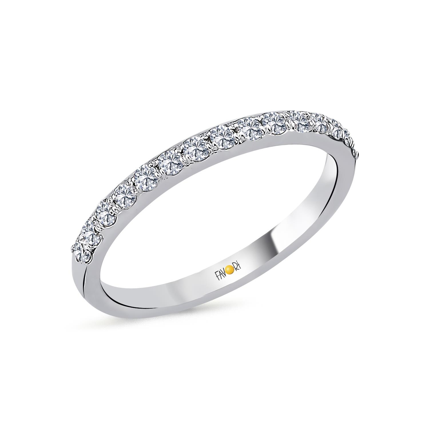 PIRLANTA YARIMTUR YÜZÜK 0.30 CT