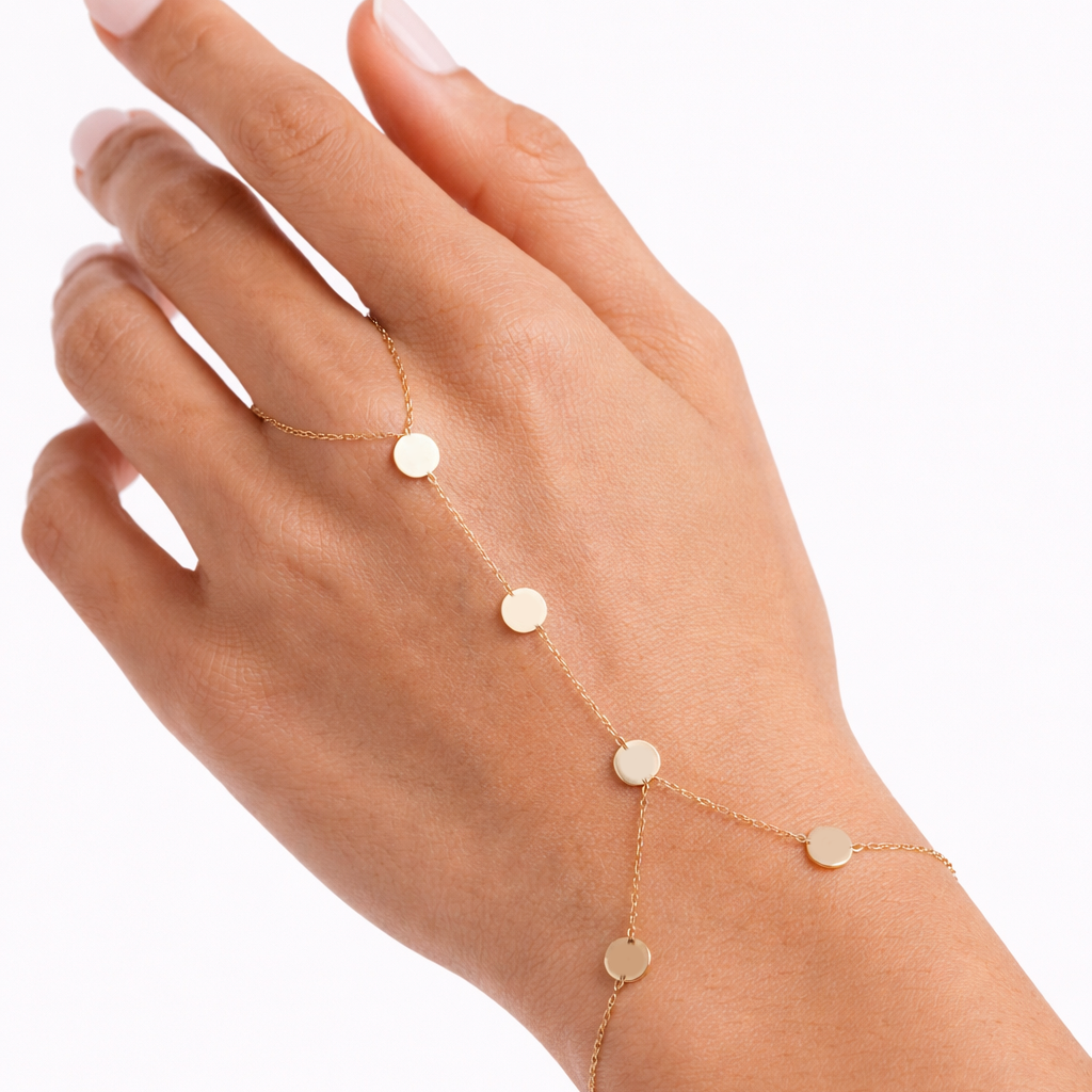 Plaka Figürlü 14 Ayar Altın Şahmeran Bileklik