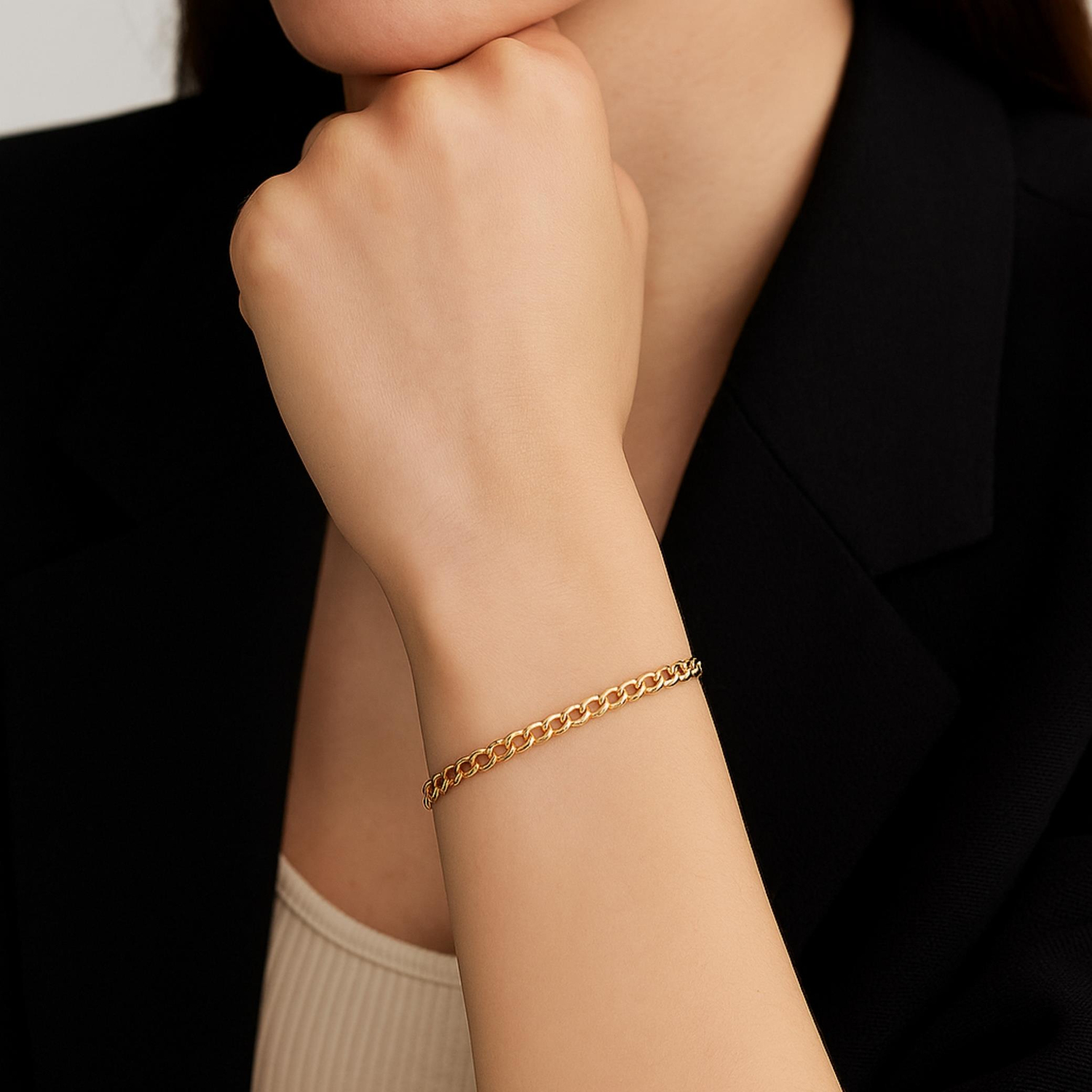 Spor 14 Ayar Altın Bileklik 2Mm