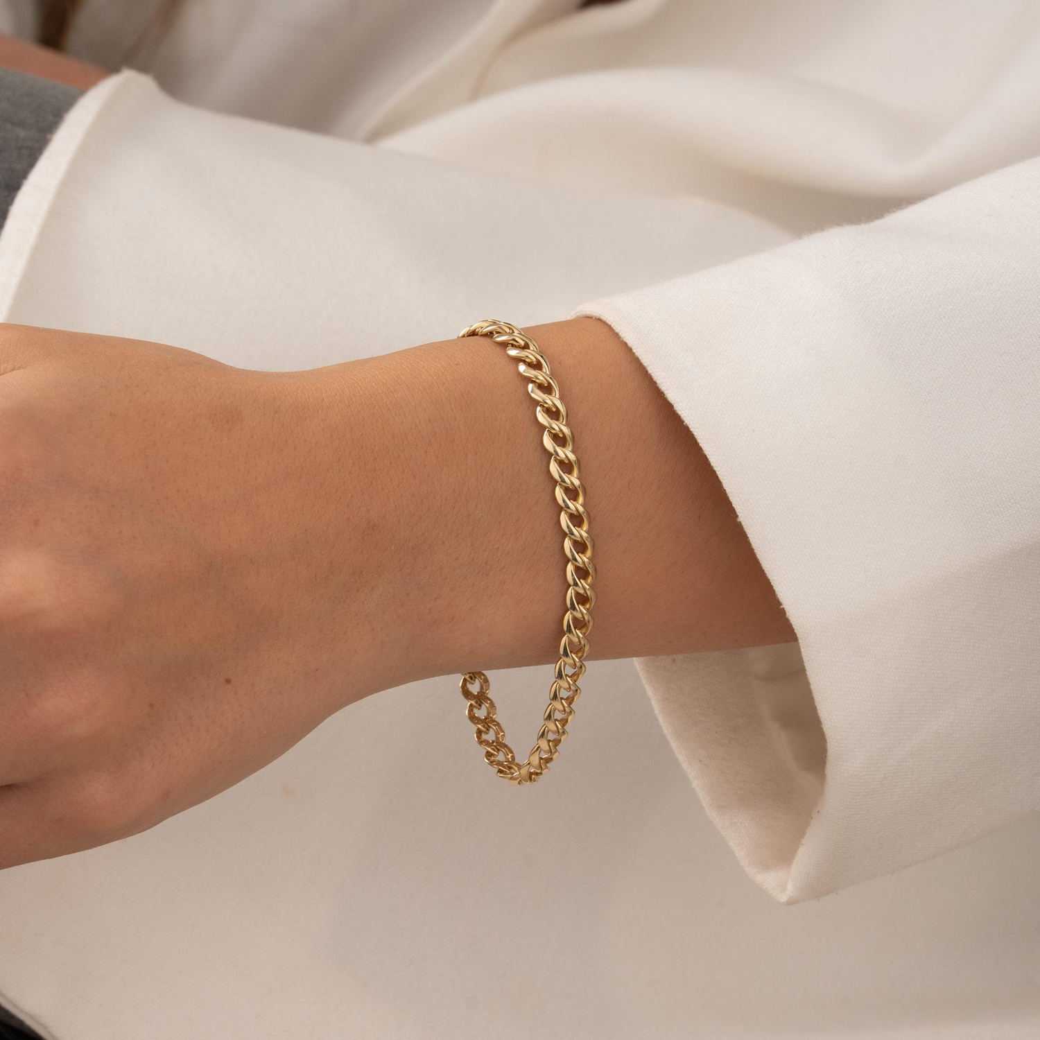 Spor Gurmet 14 Ayar Altın Bileklik