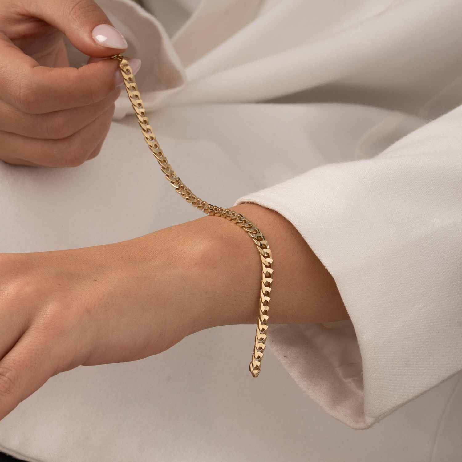 Spor Gurmet 14 Ayar Altın Bileklik