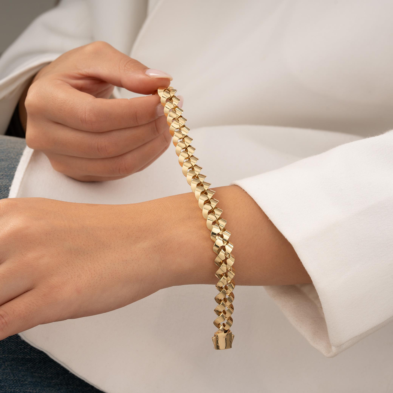 Spor Gurmet 14 Ayar Altın Bileklik