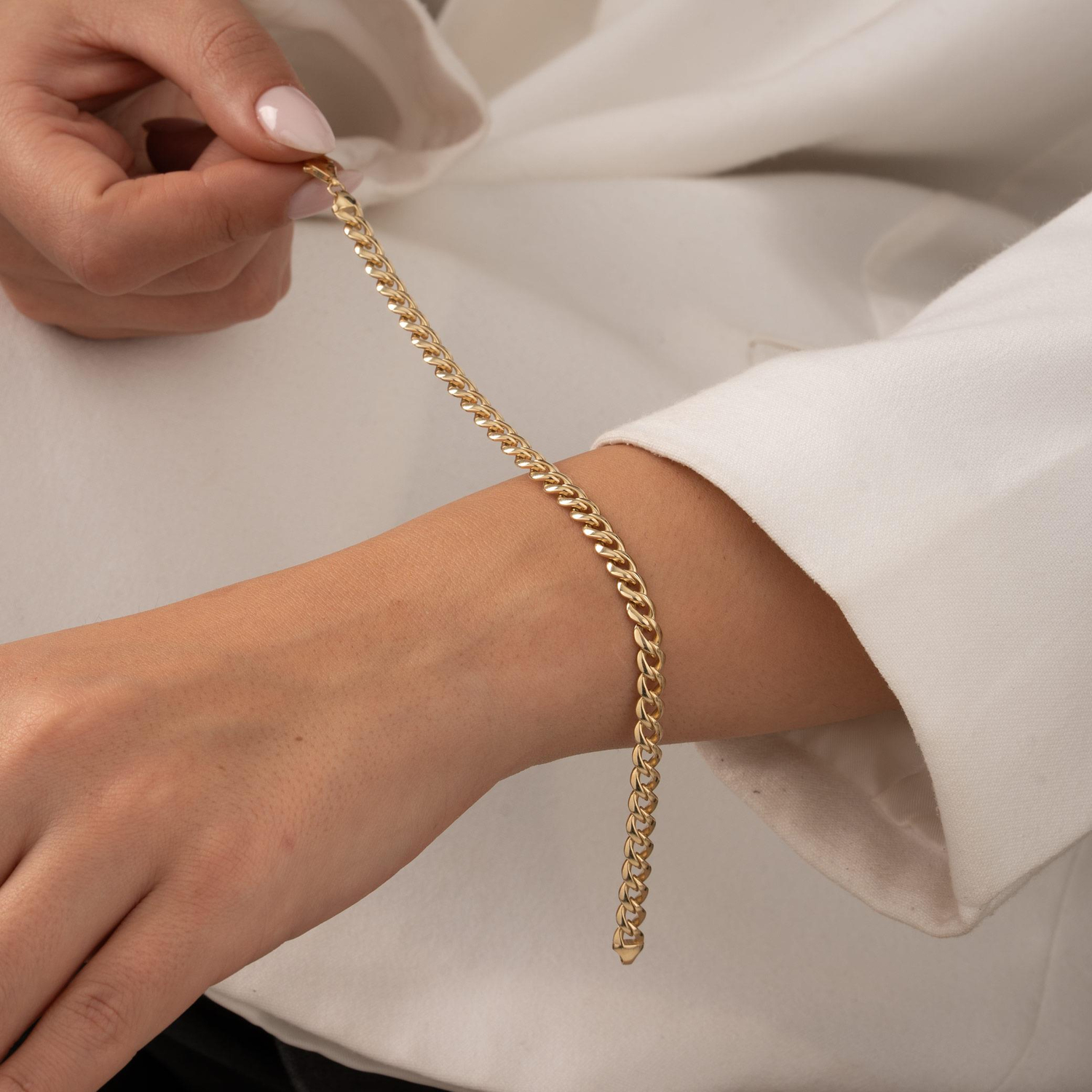 Spor Gurmet 14 Ayar Altın Bileklik