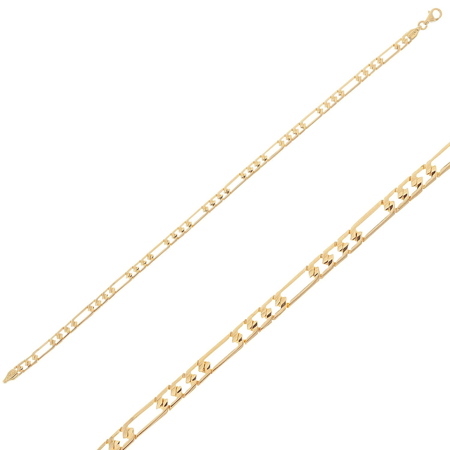 Spor Model 14 Ayar Altın Bileklik