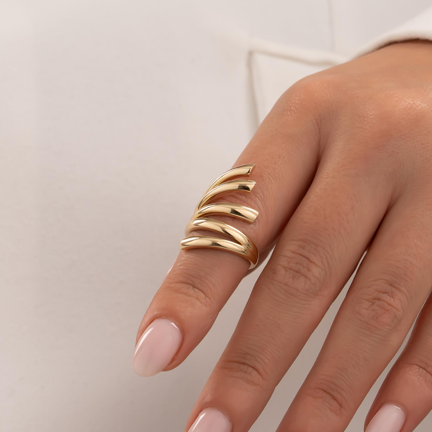 Spor Model 14 Ayar Altın Yüzük