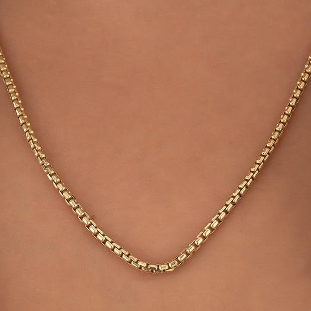 Spor Model 14 Ayar Altın Zincir