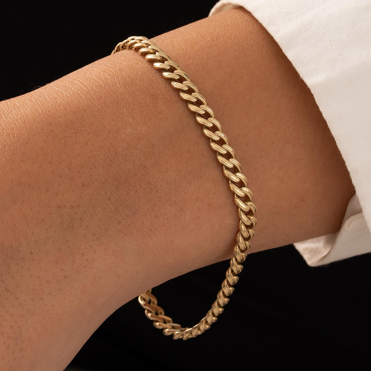 Tasşız Gurmet 14 Ayar Altın Bileklik