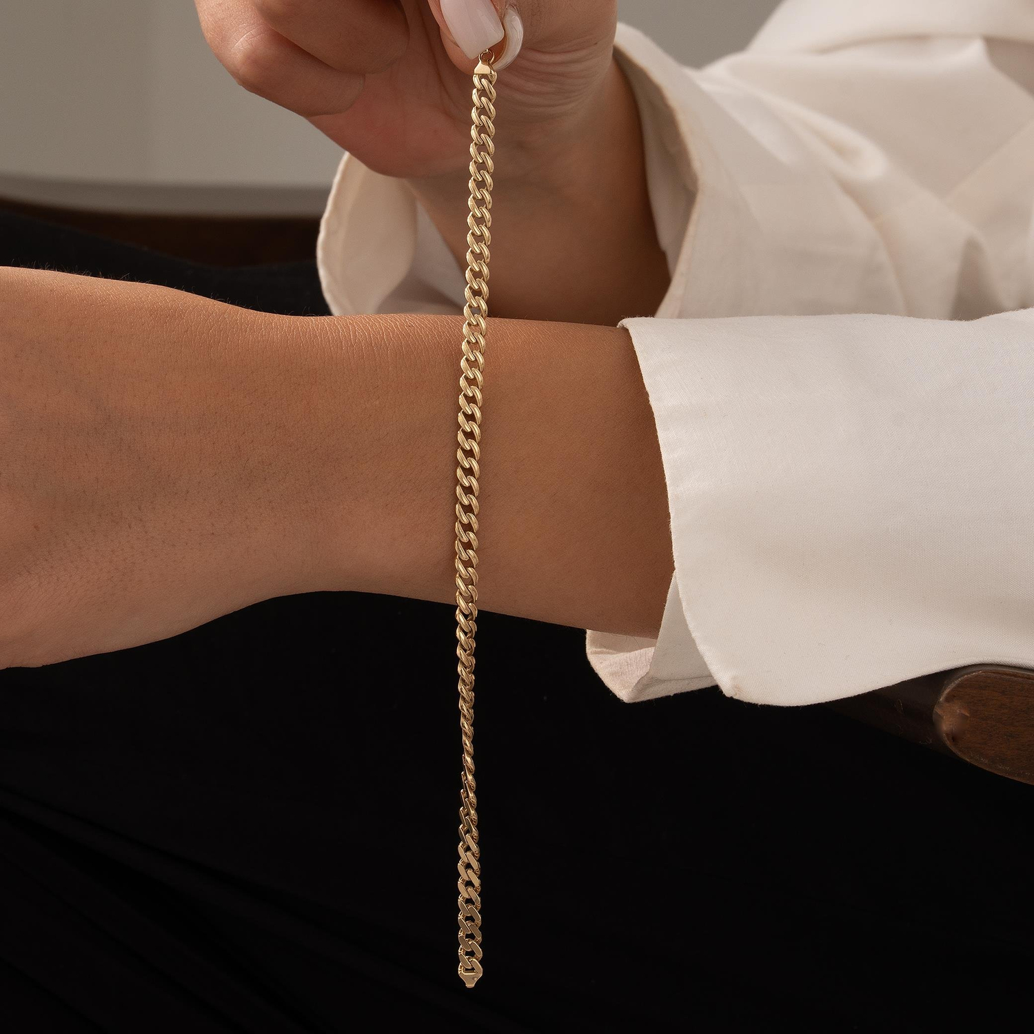 Tasşız Gurmet 14 Ayar Altın Bileklik