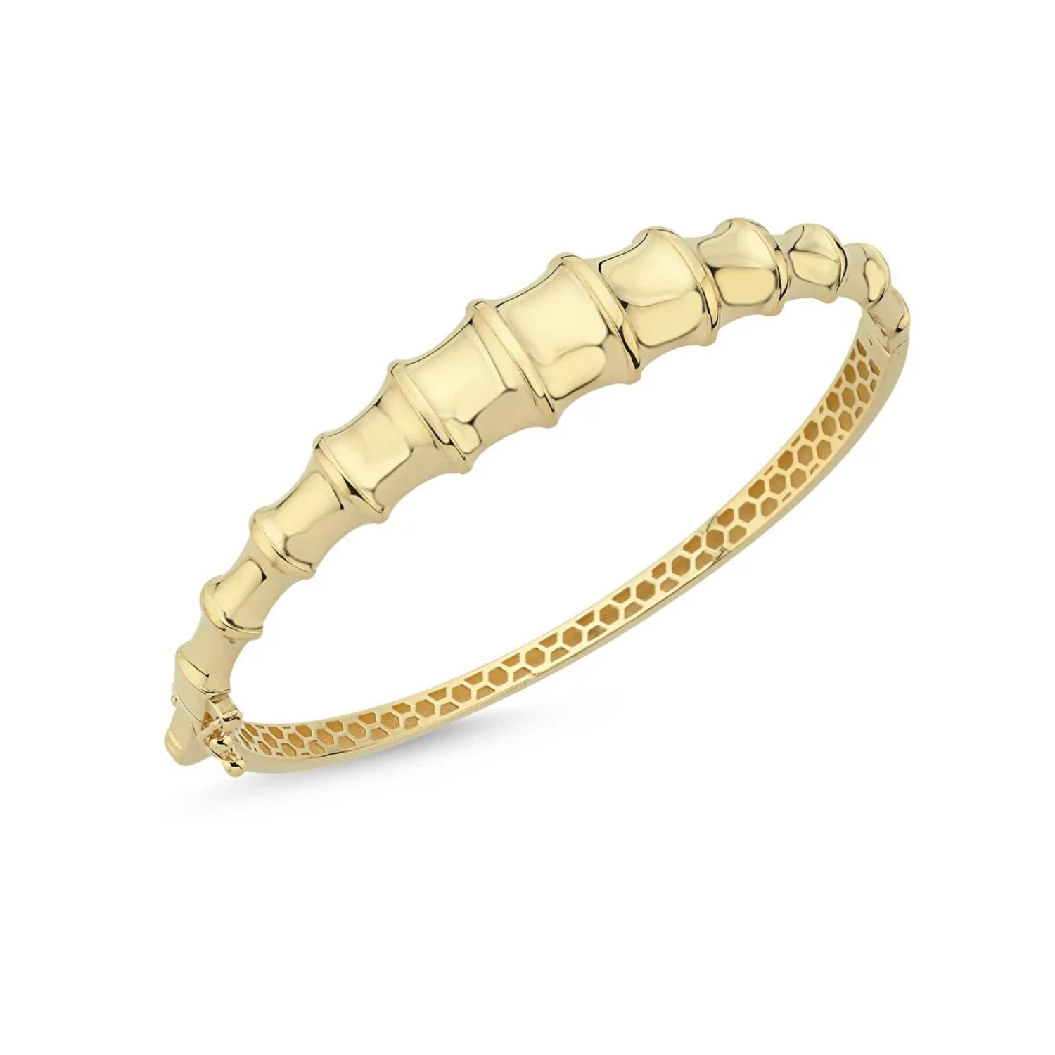 Taşsız Midye Tasarım 14 Ayar Altın Kelepçe