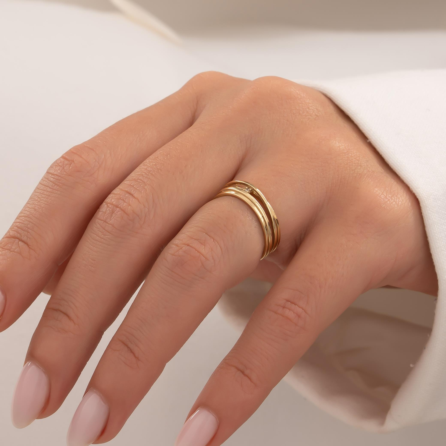 Taşsız Trend Model 14 Ayar Altın Yüzük