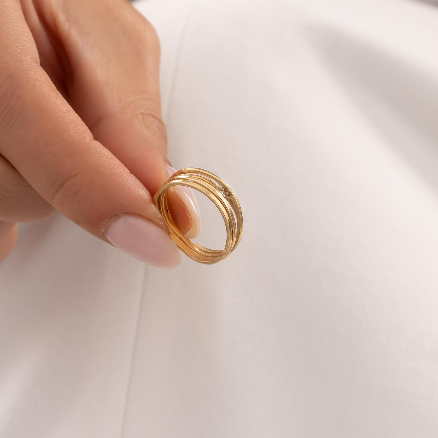 Taşsız Trend Model 14 Ayar Altın Yüzük