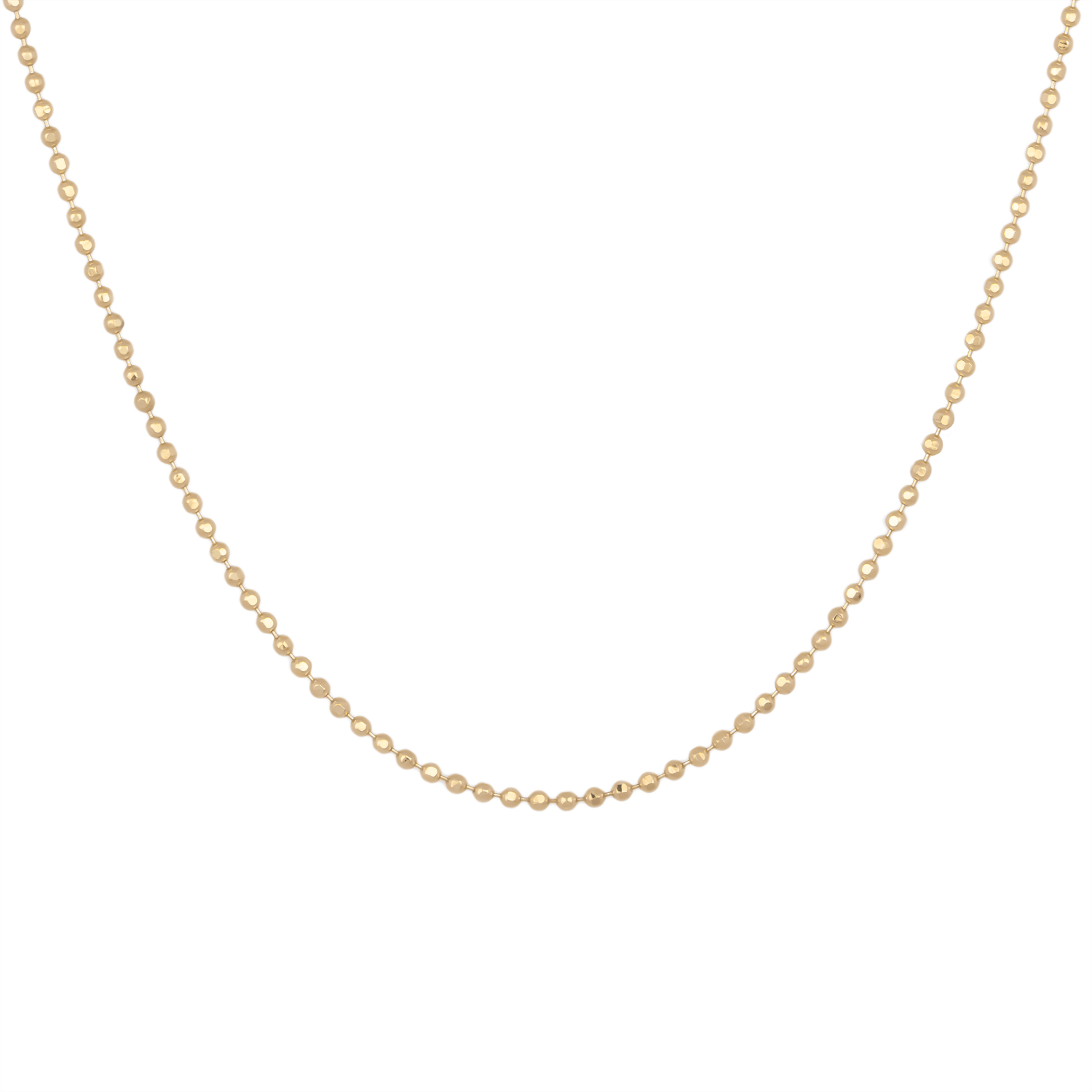 Tırnak Makası Zincir 14 Ayar Altın 1 Mm