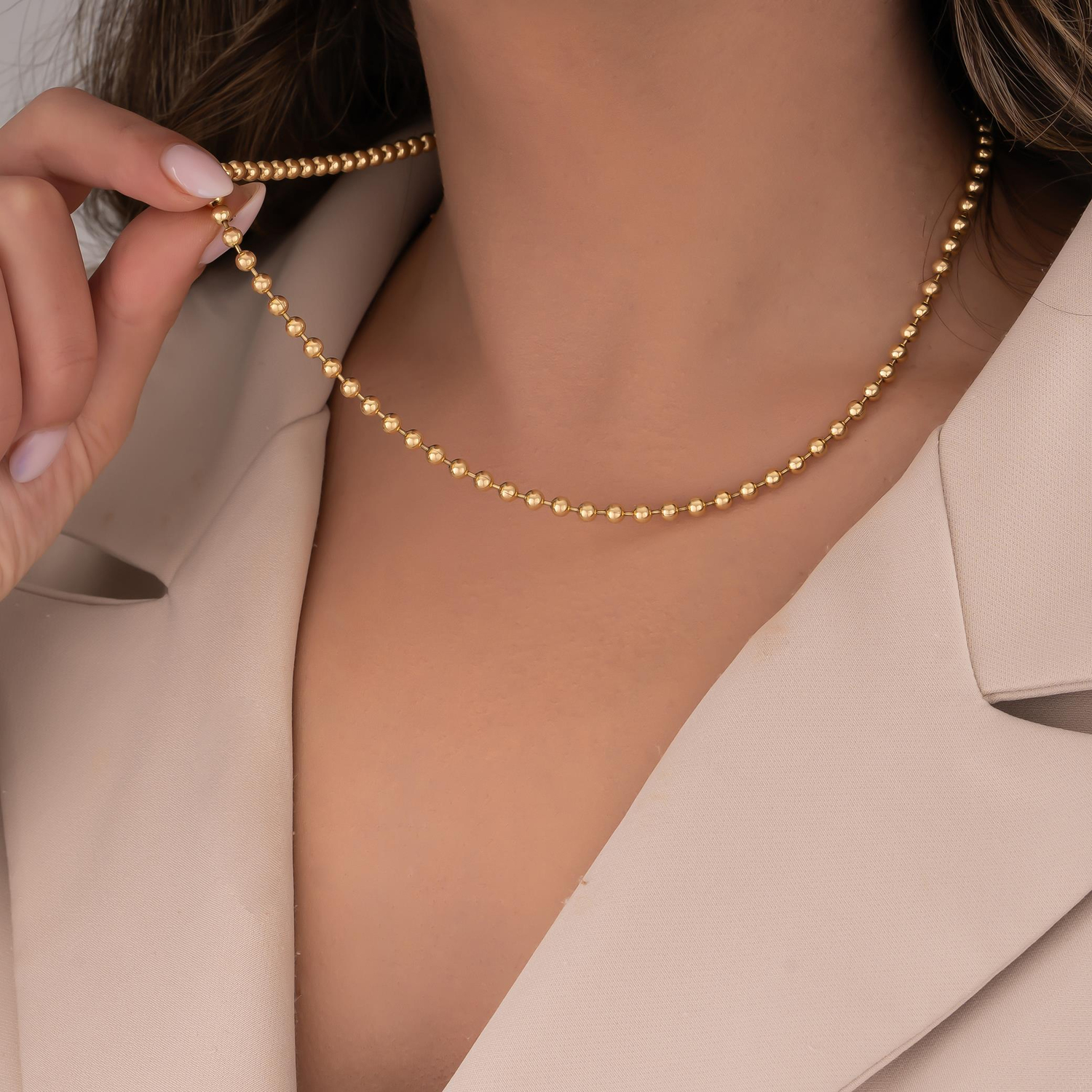 Tırnak Makası Zincir 14 Ayar Altın