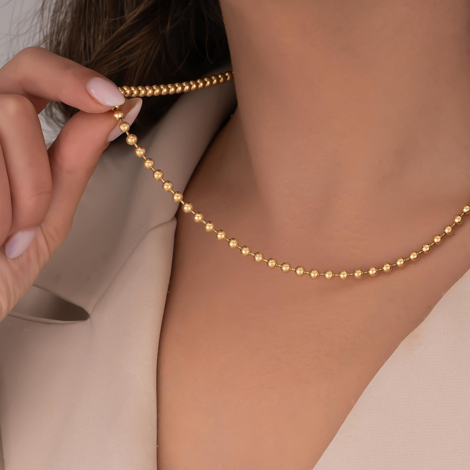 Tırnak Makası Zincir 14 Ayar Altın