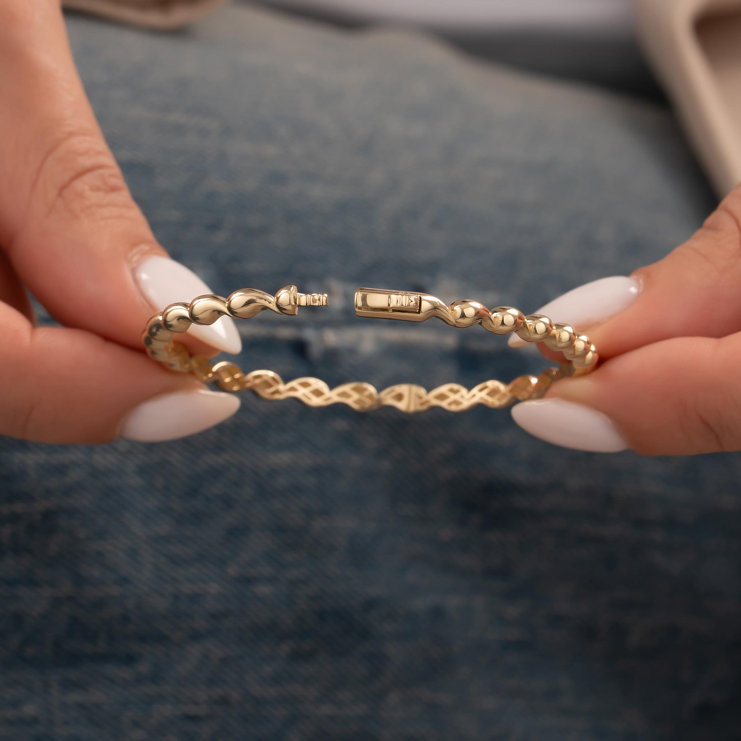 Top Top 14 Ayar Altın Kelepçe