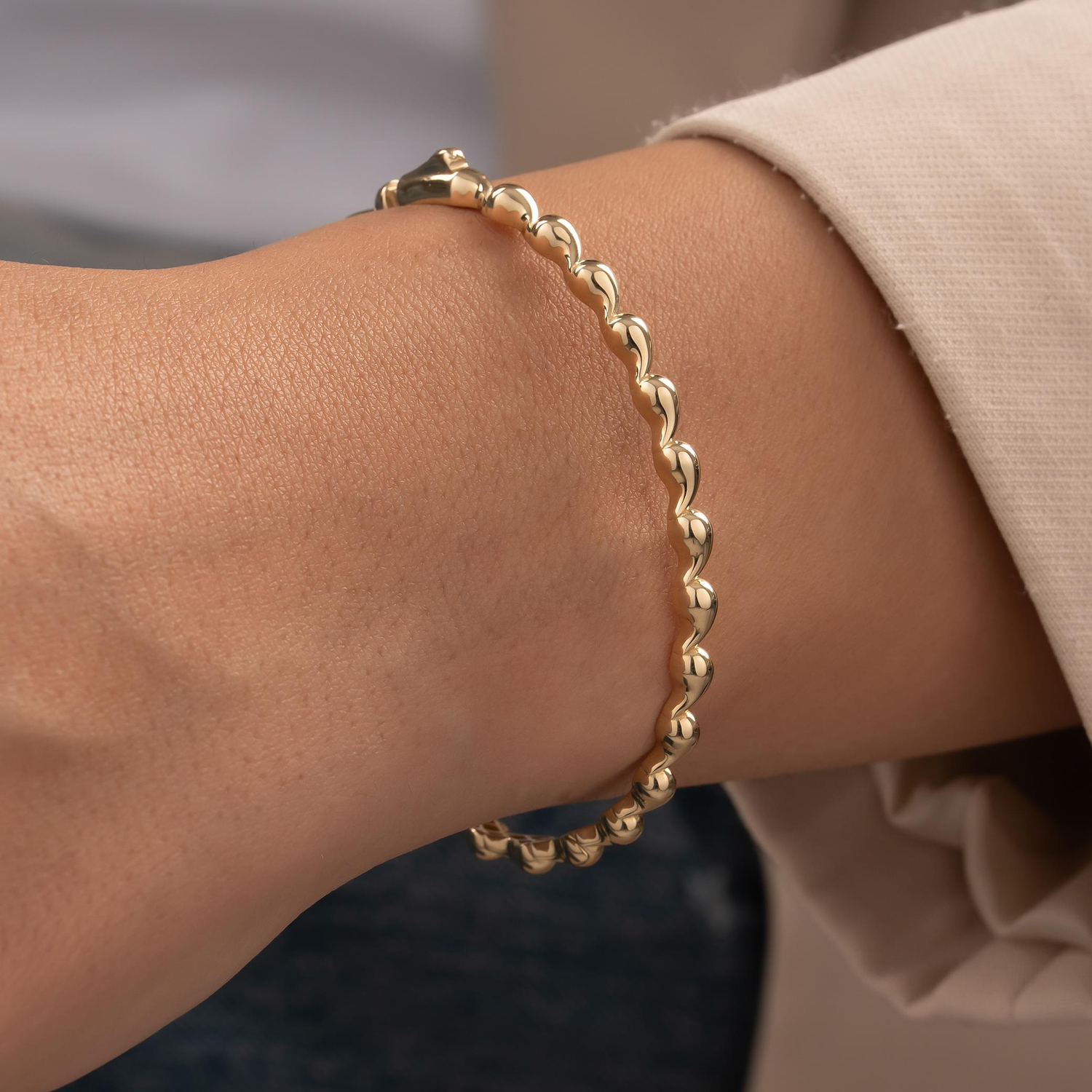 Top Top 14 Ayar Altın Kelepçe