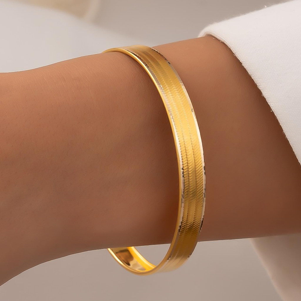 Trabzon Desenli 3 Sıra 14 Ayar Altın Bilezik