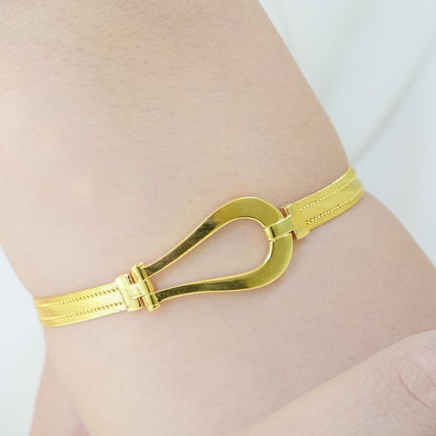 Trabzon Hasır Modern Damla Model 14 Ayar 3 Sıra Altın Set Sarı