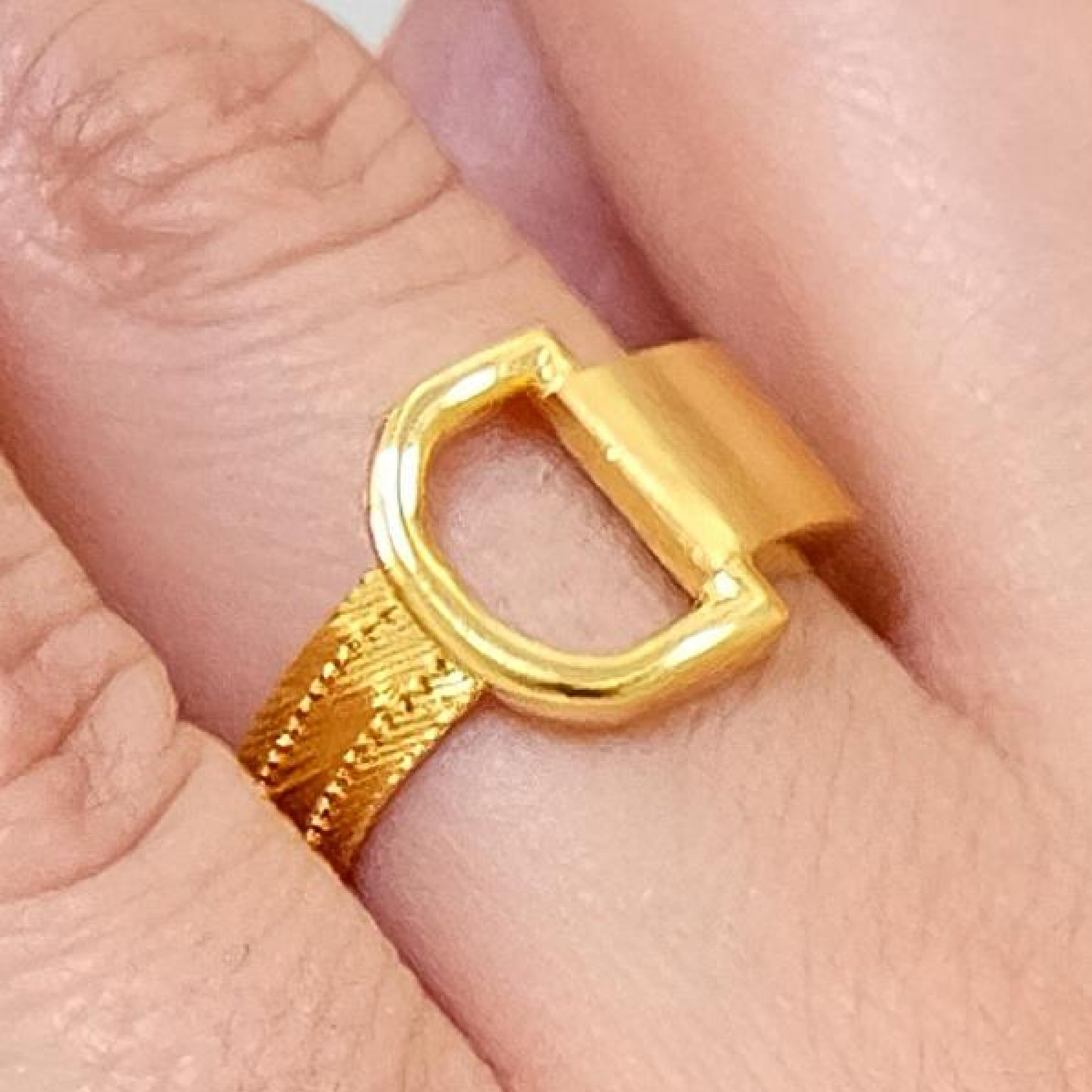 Trabzon Hasır Modern Dolunay Model 14 Ayar 3 Sıra Altın Set Sarı