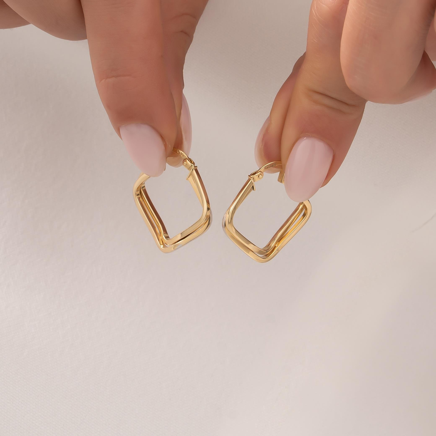 Trend Küpe 14 Ayar Altın