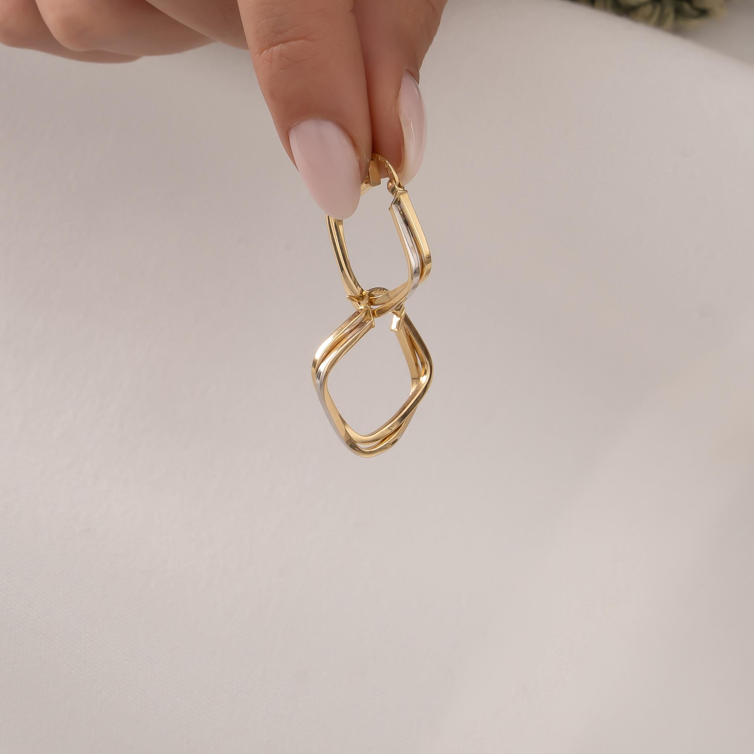 Trend Küpe 14 Ayar Altın