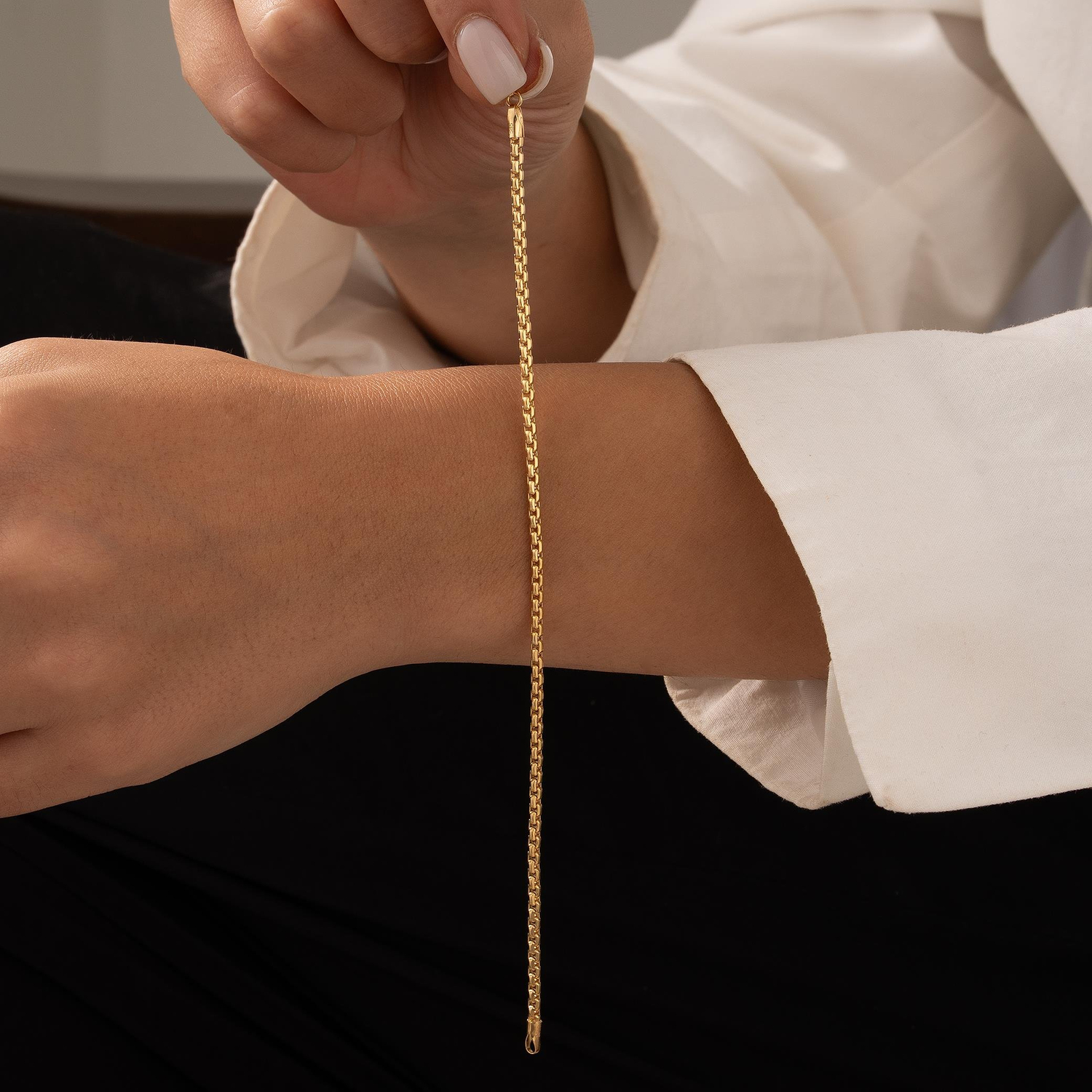 Trend Model 14 Ayar Altın Bileklik