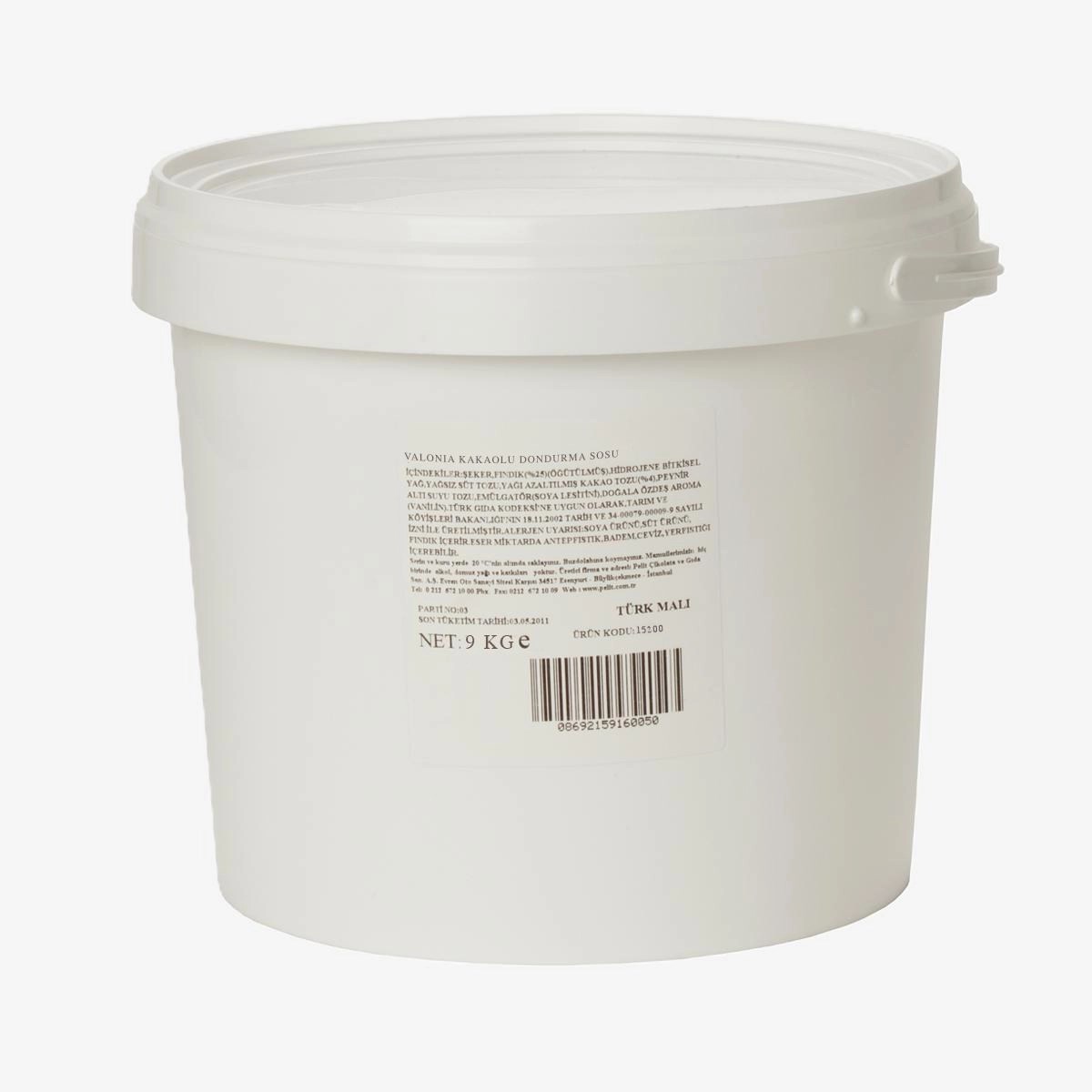 Kakaolu Dondurma Sosu  9Kg.