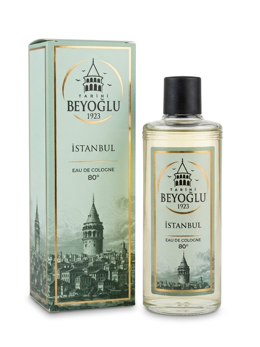 Tarihi Beyoğlu İstanbul Cam Şişe(250ml)