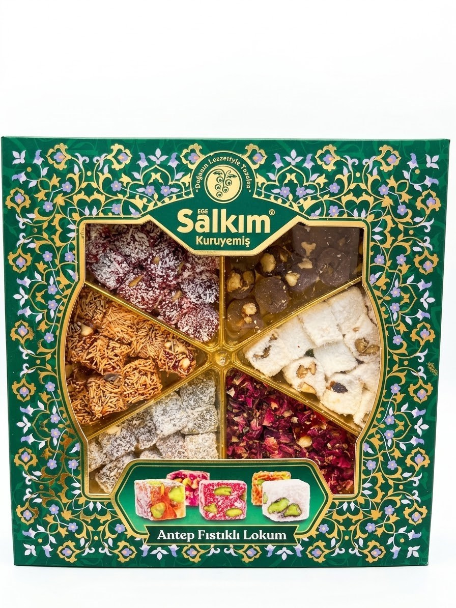Antep Fıstıklı Kutu Lokum