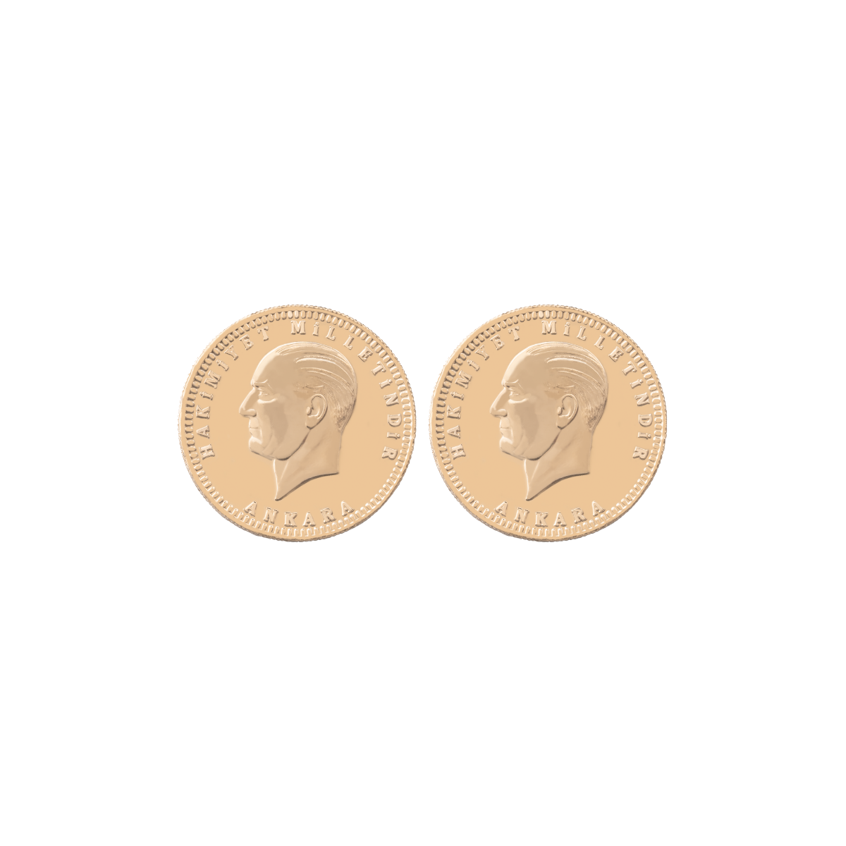 2 Adet İkibuçukluk Ata Altın