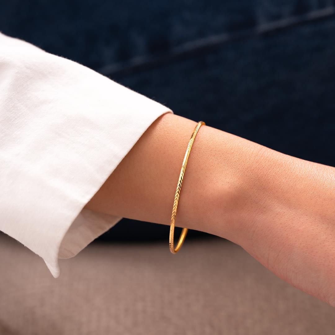 6 Gram 22 Ayar Altın Başak Ajda Bilezik