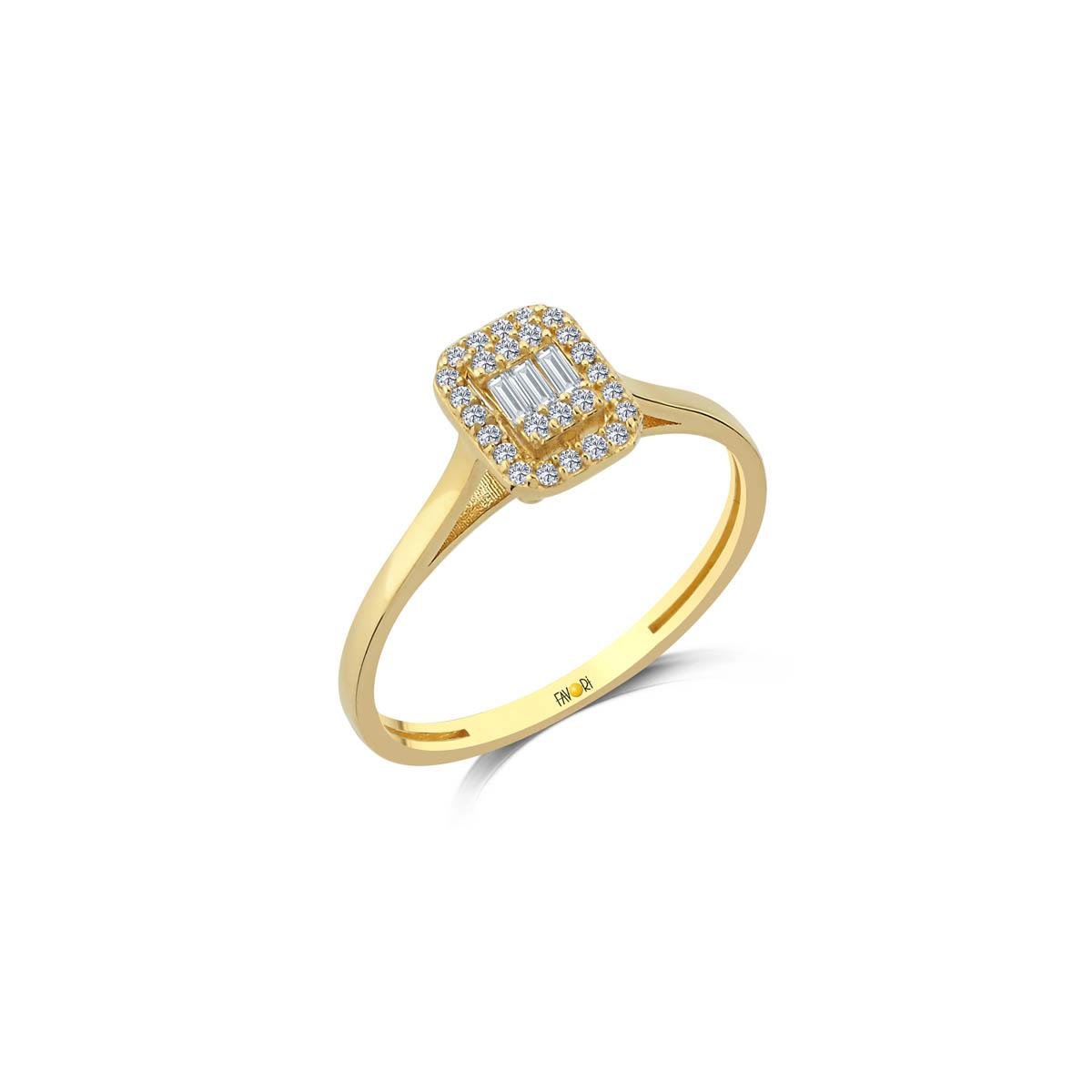 Altın Baget Yüzük