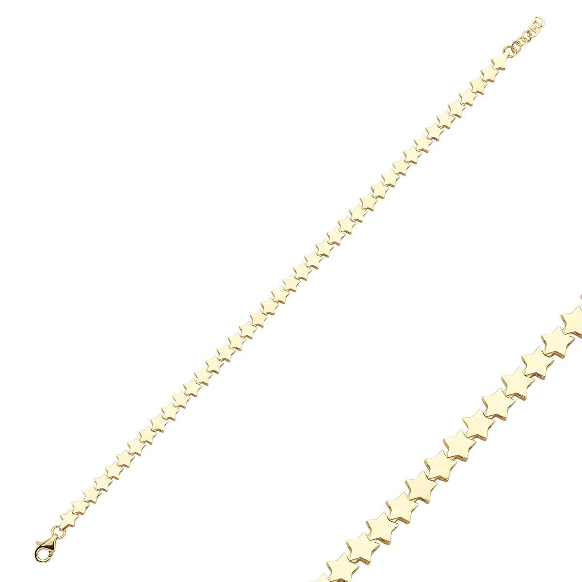 Altın Sade Bileklik