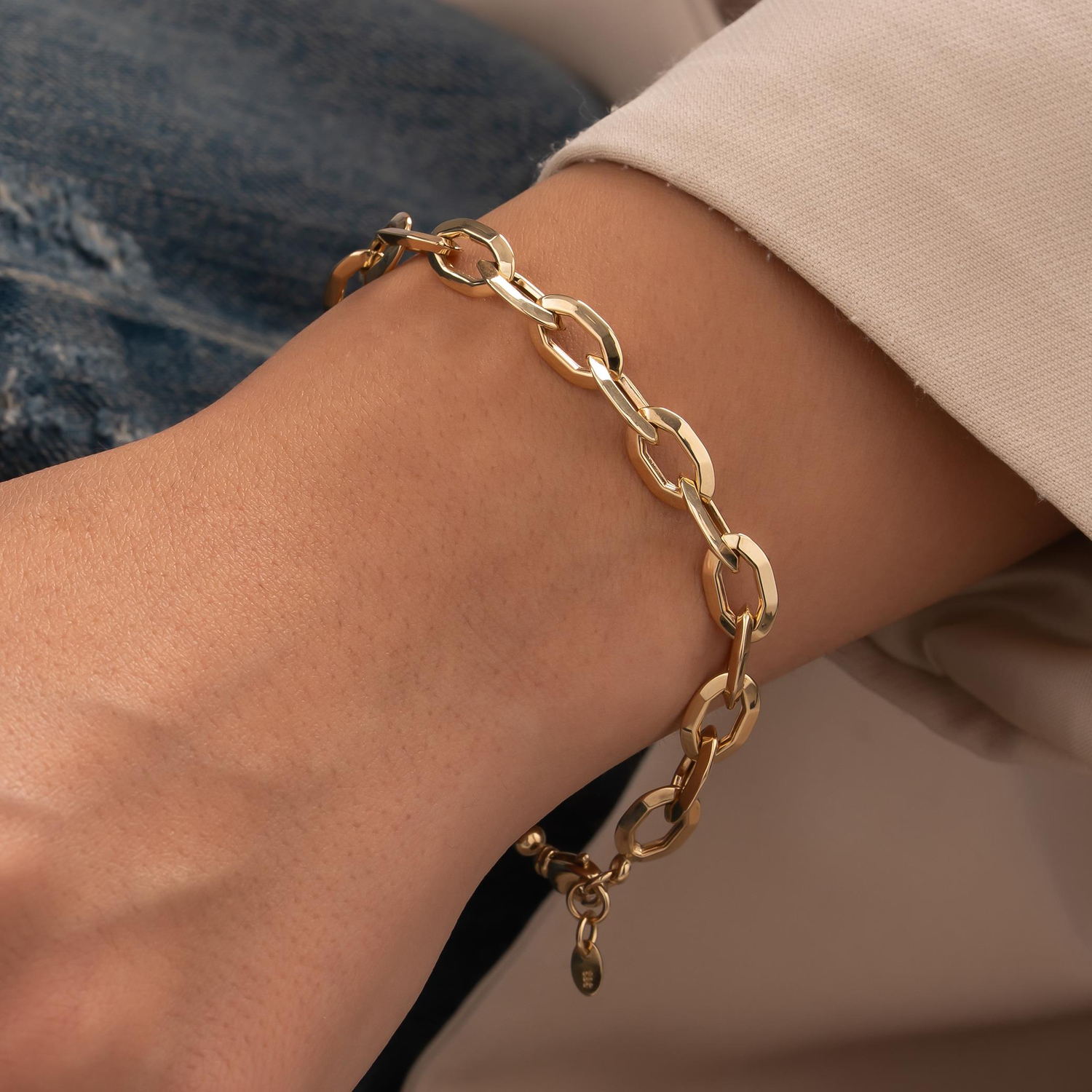 Ataç Model 14 Ayar Altın Bileklik