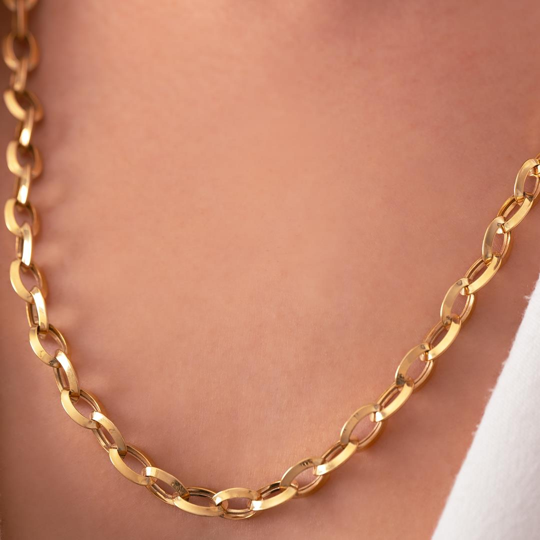 Ataç Model 14 Ayar Altın Zincir