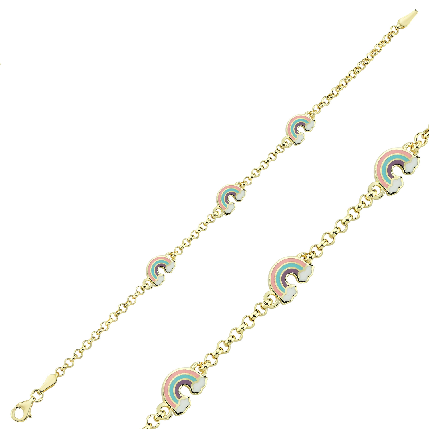 Gökkuşağı Çocuk Bilekliği