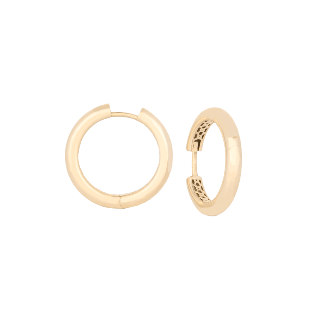 Halka Küpe 14 Ayar Altın