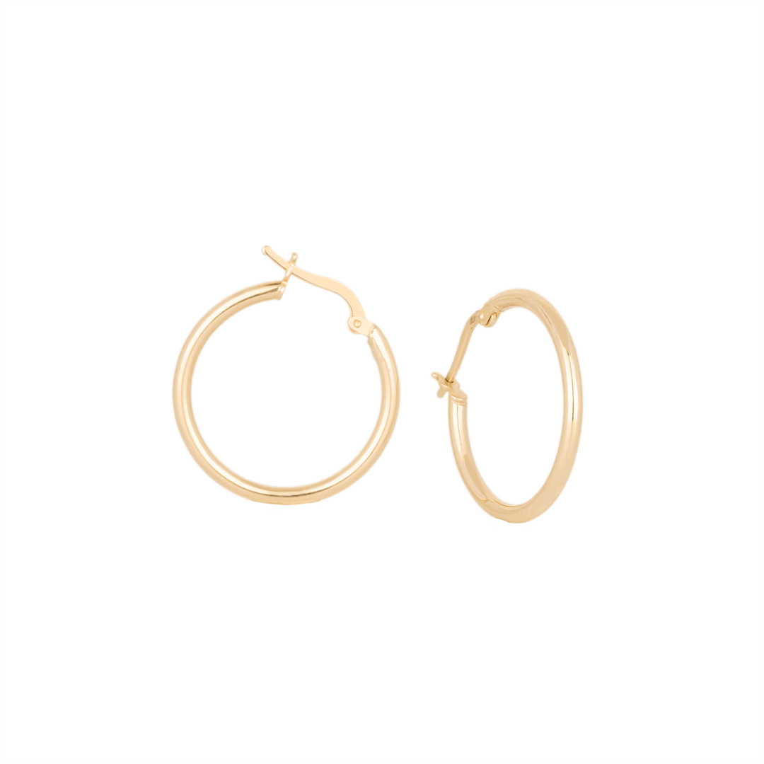 Halka Küpe 14 Ayar Altın