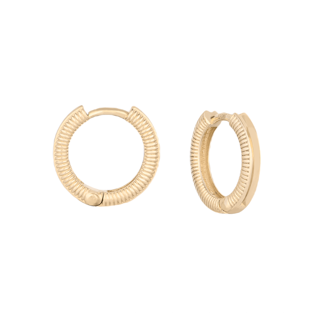 Halka Küpe 14 Ayar Altın