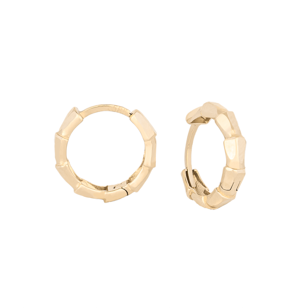 Halka Küpe 14 Ayar Altın