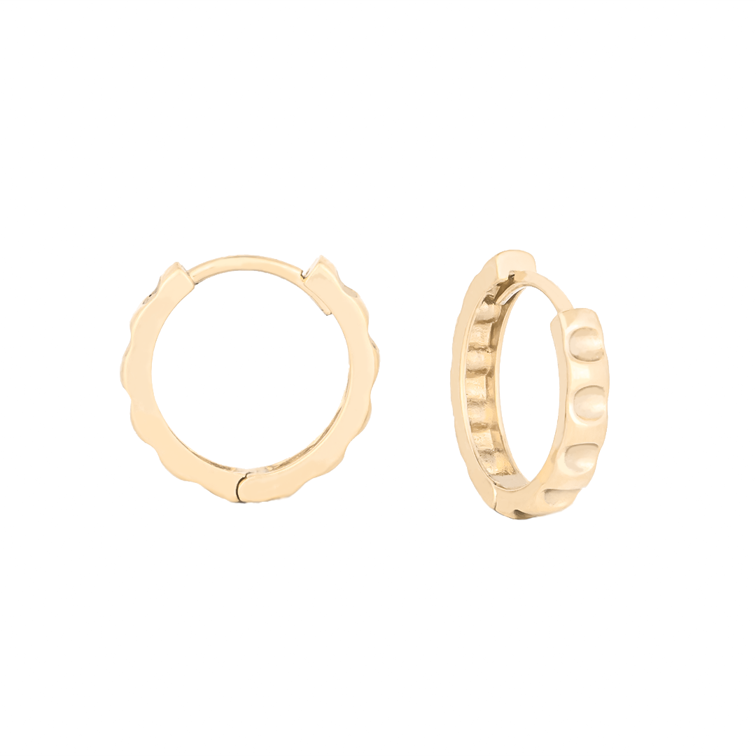 Halka Küpe 14 Ayar Altın