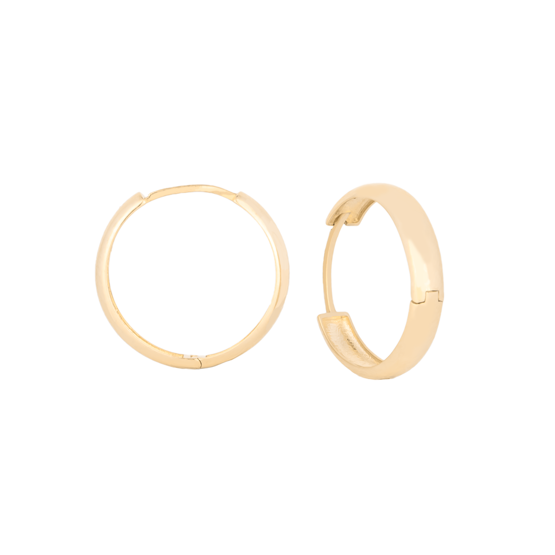 Halka Küpe 14 Ayar Altın