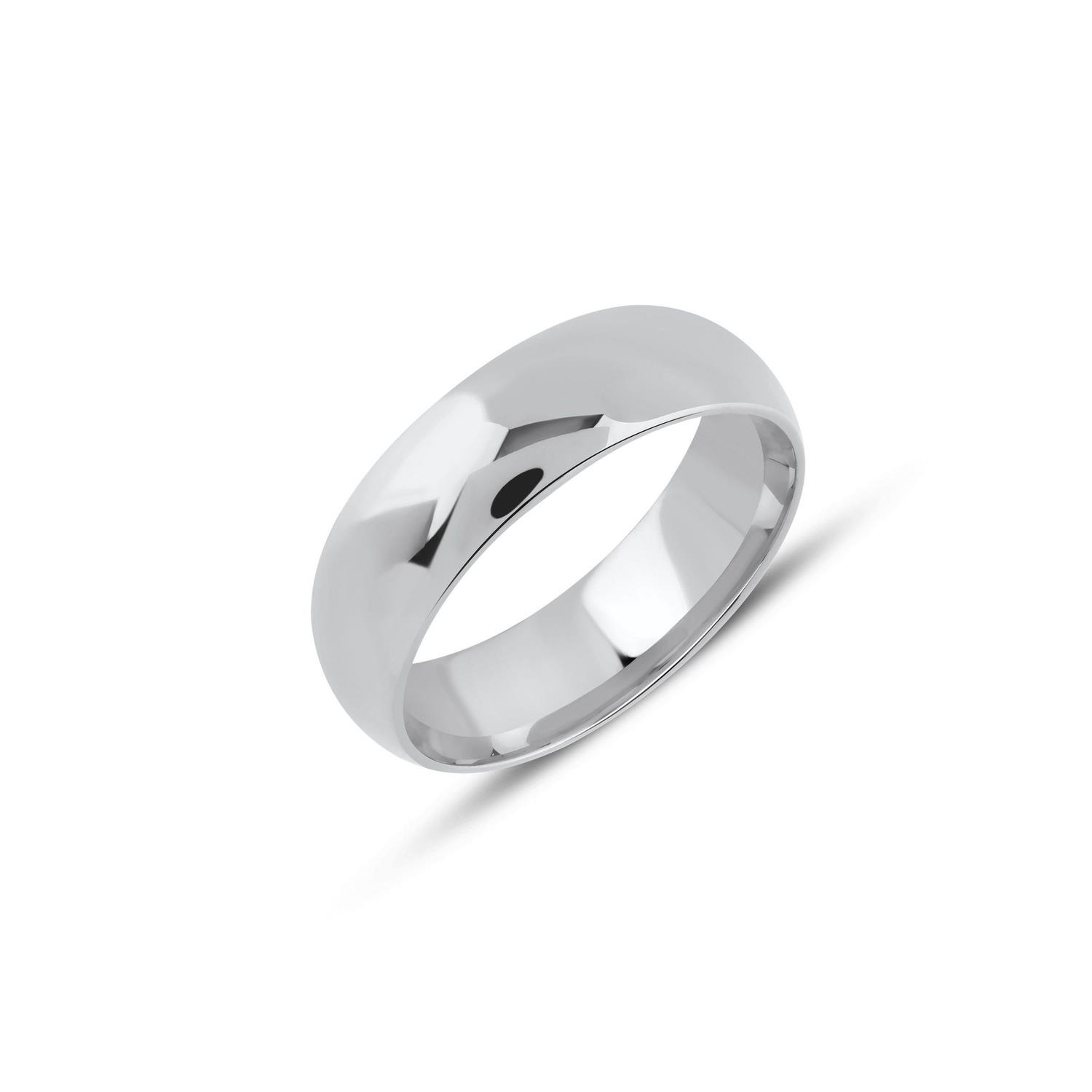 İçi Boş Bombeli Klasik Alyans 6 mm