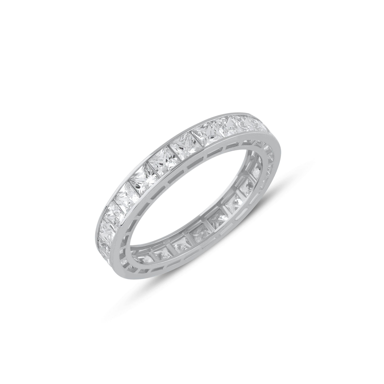 Özel Tasarım Tamtur Alyans M291 Beyaz Altın 18