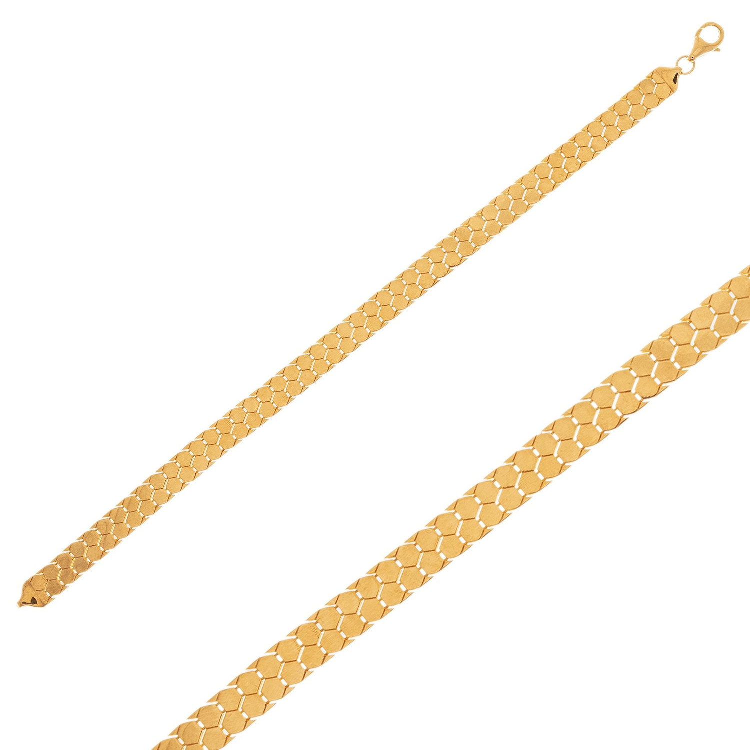 Petek Model 14 Ayar Altın Bileklik