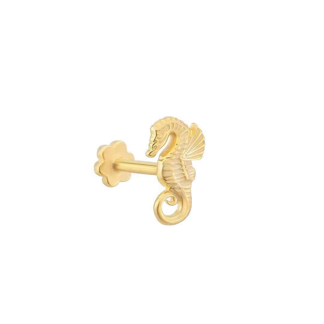 Piercing Deniz Atı 14 Ayar Altın